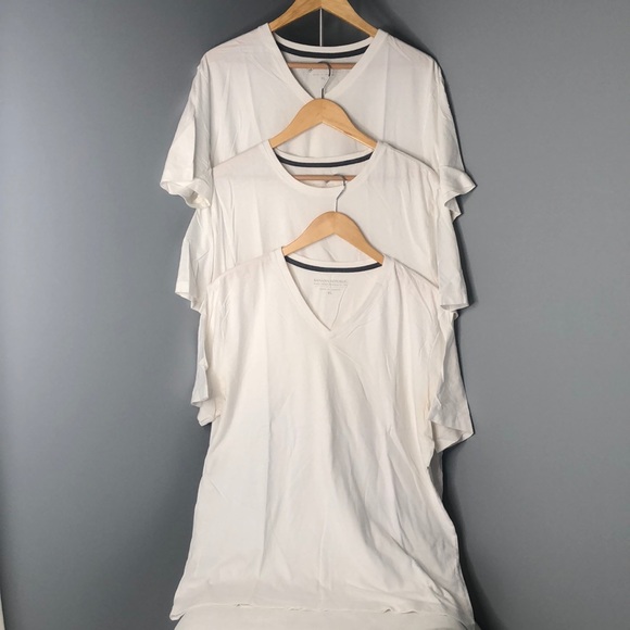 Men’s X3 Pack Banana Republic Pima Tee’s | XL